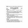 FEUILLE D'OCCLUSION 