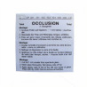 FEUILLE D'OCCLUSION 