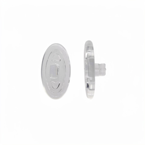 Plaquettes ovales silicone à clipper 