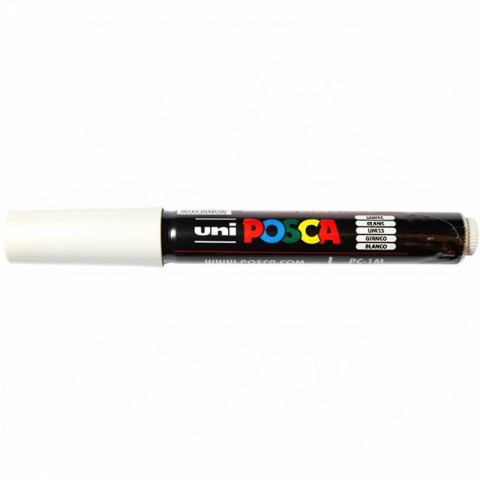 Gouache blanc uni Posca 