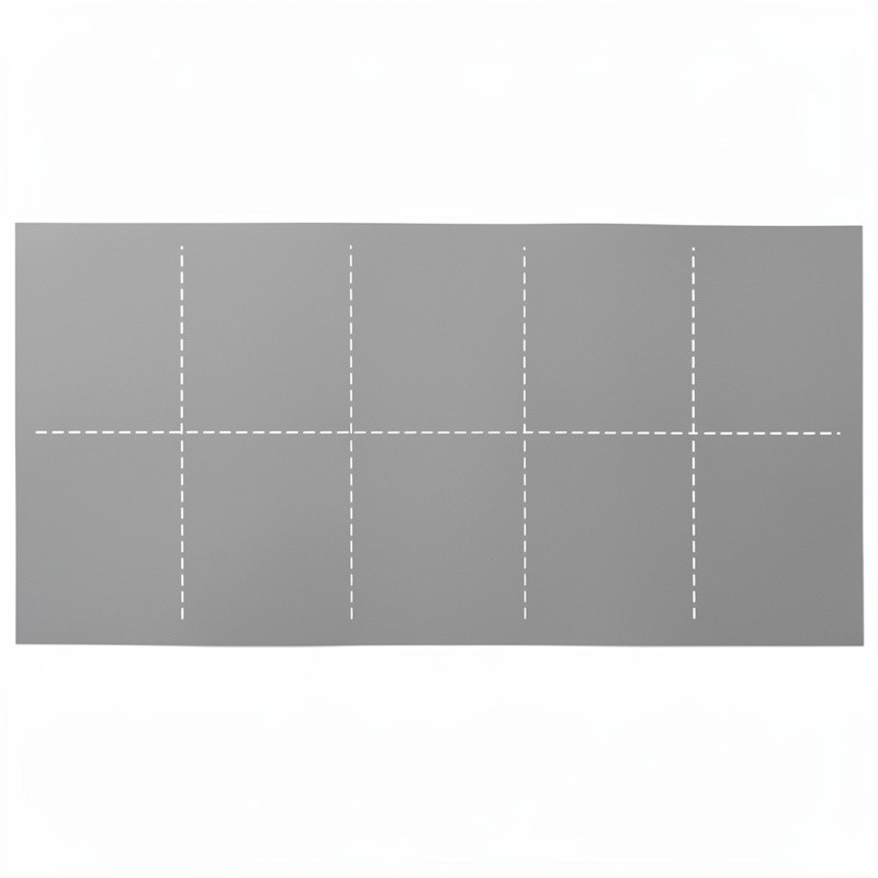 Feuille d'occlusion totale avec motif 