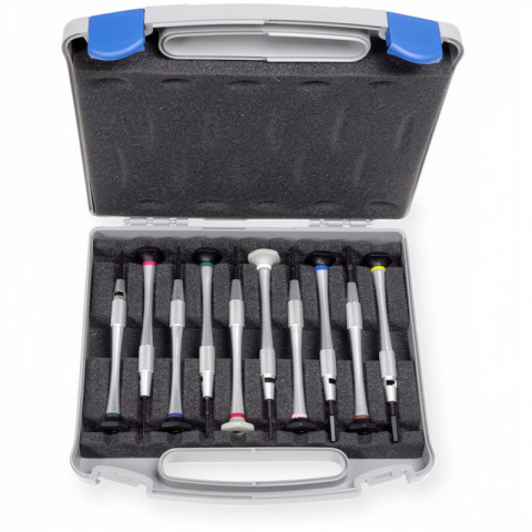 Assortiment tournevis + clés pour écrous 