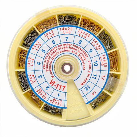 Assortiment vis cruciformes 