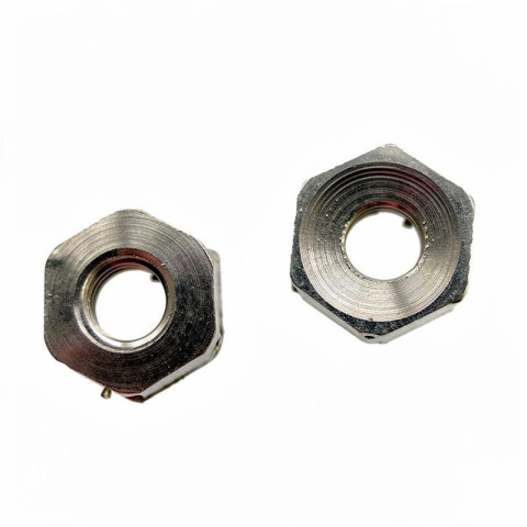 Ecrous hexagonaux standards maillechort