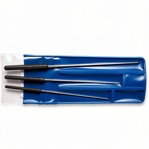 Assortiment équarrissoirs 5 pans 