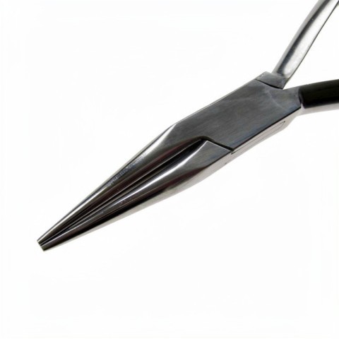 Pince à longs becs ronds effilés 