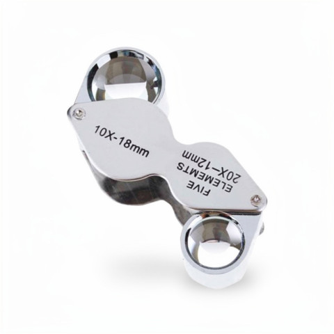 Loupe double pliante 