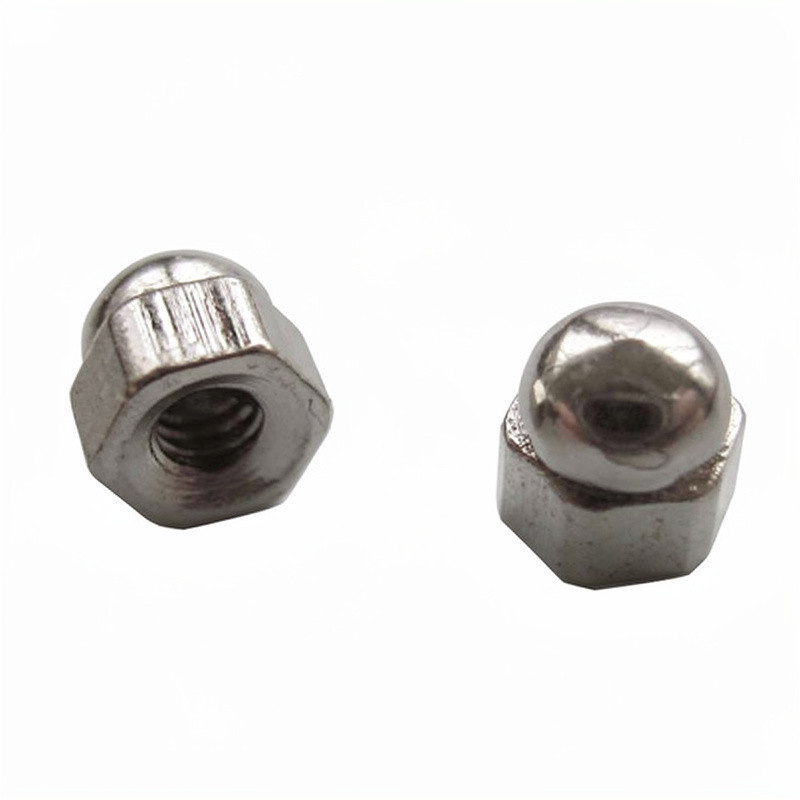 Ecrous hexagonaux borgnes maillechort