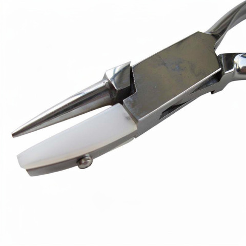 Pince à incliner mors rond métal