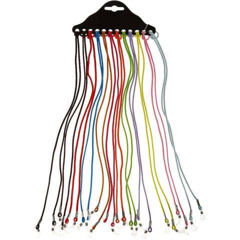 CORDONS NYLON  ASSORTIMENT 12 PCS