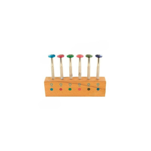 ASSORTIMENT CLES PR ECROUS COLOREES