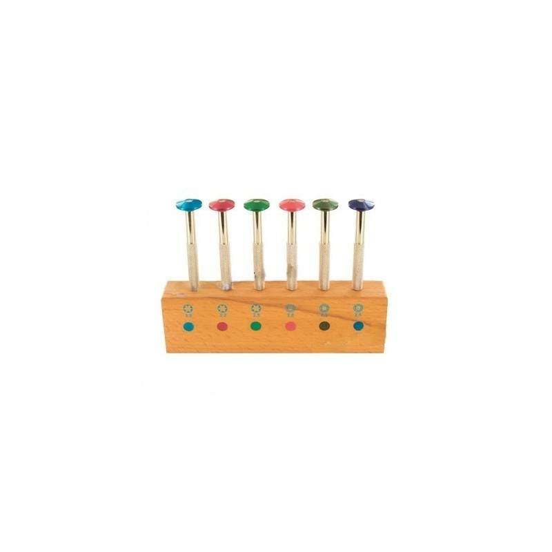ASSORTIMENT CLES PR ECROUS COLOREES