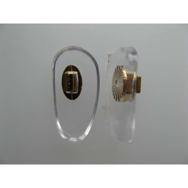 PLAQUETTES CLIP. SOUPLES PVC INSERTS DORES